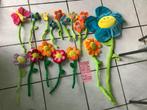 Pluche decoratieve bloemen met ijzerdraad in prima staat, Huis en Inrichting, Ophalen of Verzenden, Zo goed als nieuw, Binnen