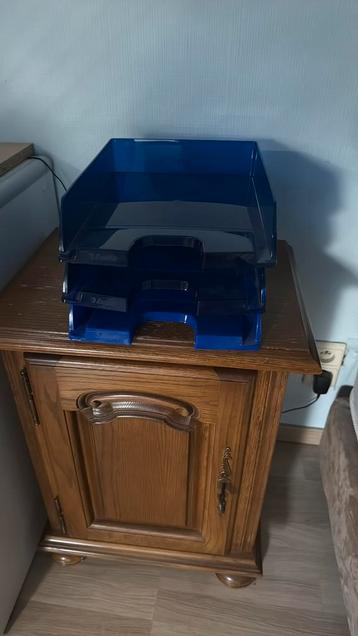 Set van 6 brievenbakjes / documenttrays – donkerblauw beschikbaar voor biedingen