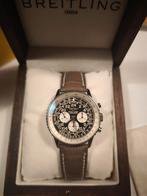Breitling Navitimer Cosmonaut, Ophalen, Zo goed als nieuw, Staal, Leer