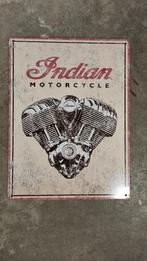 indian motorcycles reclame bord, Ophalen of Verzenden, Nieuw