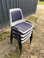 Setje stapelstoelen met kussens, Huis en Inrichting, Ophalen, Zo goed als nieuw