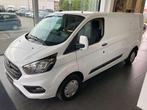 Ford Transit Custom L2 TREND 130PK SLECHTS 32000KM 21800+BTW, Stof, 4 cilinders, Wit, 5 deurs