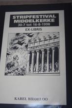 deel 1 : EX-Librissen Stripfestivel Middelkerke , per stuk, Nieuw, Overige typen, Ophalen of Verzenden, Overige figuren
