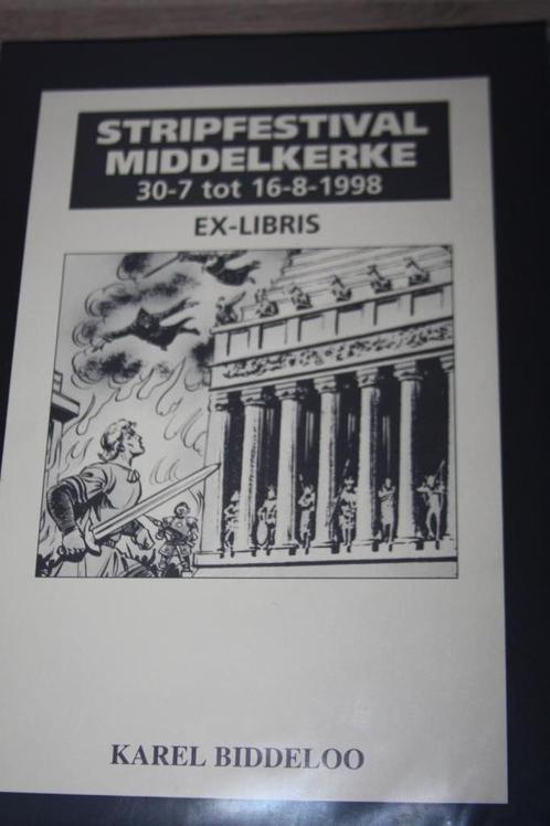 deel 1 : EX-Librissen Stripfestivel Middelkerke , per stuk, Collections, Personnages de BD, Neuf, Autres types, Autres personnages