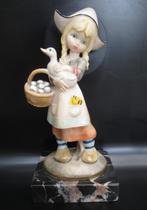 Hollands meisje met eieren en eend. Fontanini, Ophalen of Verzenden