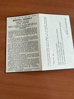 Rouwkaart B. Desmet  Lichtervelde 1899 + 1953, Carte de condoléances, Envoi