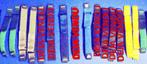 Bracelet textile (tissu/velcro) Swatch original, 17 ou 19 mm, Handtassen en Accessoires, Armbanden, Nieuw, Ophalen of Verzenden