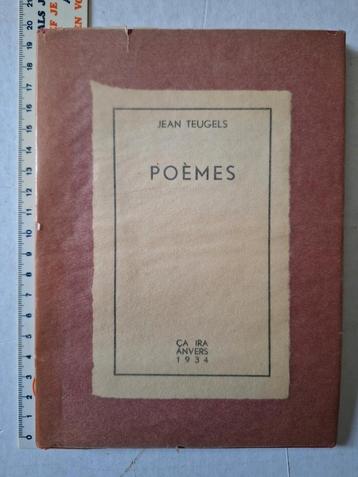 Zeldzaam boek Jean Teugels Poemes Ca Ira, Anvers 1934 beschikbaar voor biedingen