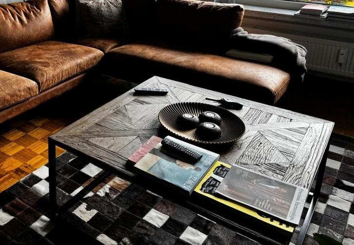 Vierkante Salontafel Maison du Monde - 100 x 100cm, Huis en Inrichting, Tafels | Salontafels, Zo goed als nieuw, Minder dan 50 cm