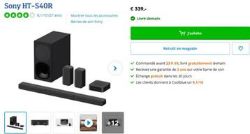 Home Cinéma 5.1 wireless HT-S40R beschikbaar voor biedingen