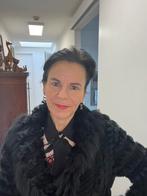 Gilet/mantel vos/konijn (18), Kleding | Dames, Maat 38/40 (M), Zwart, Ophalen of Verzenden, Zo goed als nieuw