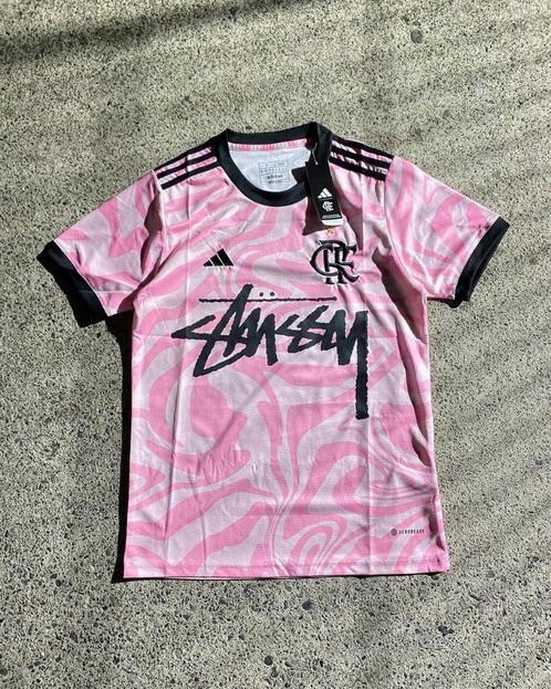 Maillot de foot, Kleding | Heren, T-shirts, Nieuw, Maat 48/50 (M), Roze, Ophalen of Verzenden
