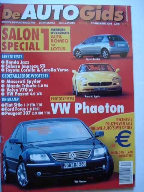 AutoGids 579, Boeken, Auto's | Folders en Tijdschriften, Gelezen, Algemeen, Verzenden