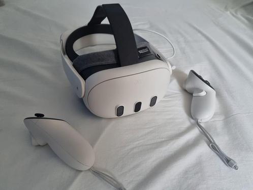 Meta Quest 3 - 128GB + Elite Strap (met powerbank), Games en Spelcomputers, Virtual Reality, Zo goed als nieuw, Ophalen of Verzenden