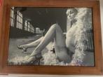 naaktfoto in kader met glas, Antiek en Kunst, Ophalen
