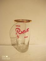 Oud geverfd bierglas Super Scaldis Bier 33cl, Ophalen of Verzenden, Zo goed als nieuw, Glas of Glazen, Overige merken