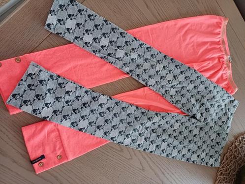 2 Leggings Jbc + Noppies Maat 128, Kinderen en Baby's, Kinderkleding | Maat 128, Zo goed als nieuw, Meisje, Broek, Verzenden
