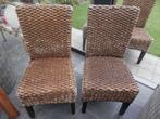 6 riet stoelen, Ophalen, Riet of Rotan, Gebruikt, Overige kleuren
