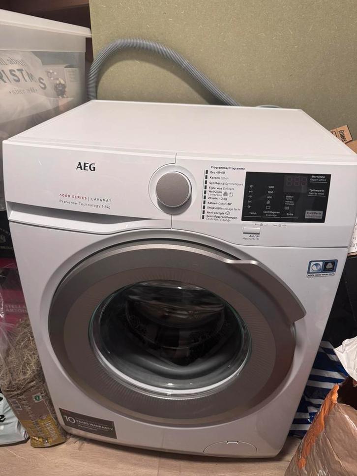 Wasmachine AEG defect: spanring deurmachet, Elektronische apparatuur, Wasmachines, Niet werkend, Ophalen