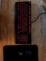 Klein mechanisch toetsenbord Cherry MX Red (prijs otk), Comme neuf, Azerty, Clavier gamer, Cooler Master
