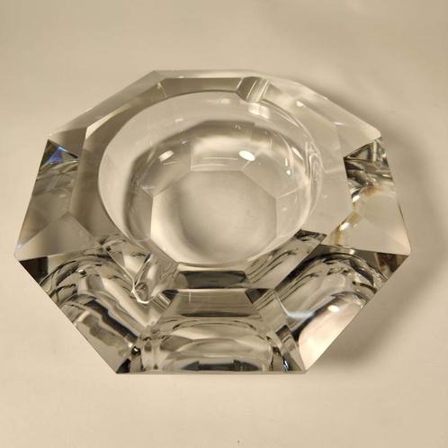 Asbak kristal 1980 achthoekige kristallen asbak van VSL., Antiek en Kunst, Antiek | Glaswerk en Kristal, Ophalen of Verzenden