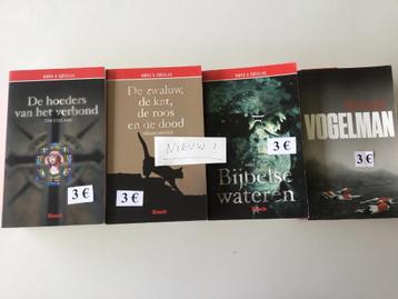 4 NIEUWE detectives aan 3 euro per boek