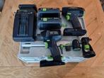 Festool TID18 + T18+3 Accu Combiset 2x 4ah Accu en lader, Doe-het-zelf en Bouw, Ophalen