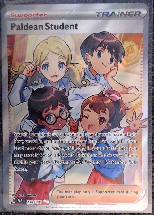 @4 - Paldean Student - 230/091, Hobby en Vrije tijd, Verzamelkaartspellen | Pokémon, Nieuw, Losse kaart, Ophalen of Verzenden