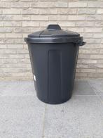 Zwarte ton / afvalton 70l, Huis en Inrichting, Woonaccessoires | Prullenbakken, Ophalen