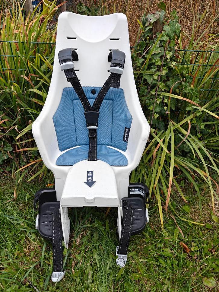 Fietsstoel Bobike, Fietsen en Brommers, Fietsaccessoires | Fietsstoeltjes, Gebruikt, Achterzitje, 9 t/m 18 kg, Voetsteuntjes, Ophalen