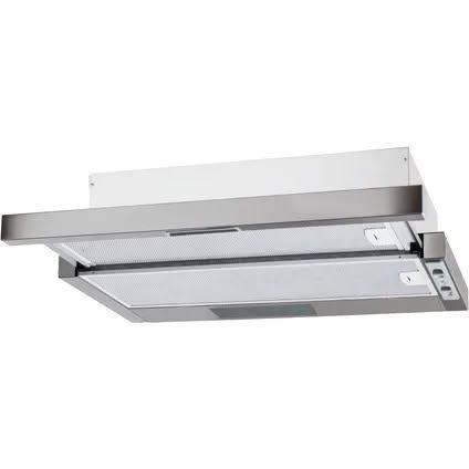 Electrum telescopische afzuigkap TH612LX RVS, Elektronische apparatuur, Afzuigkappen, Nieuw, Inbouw, Onderbouw afzuigkap, Motor
