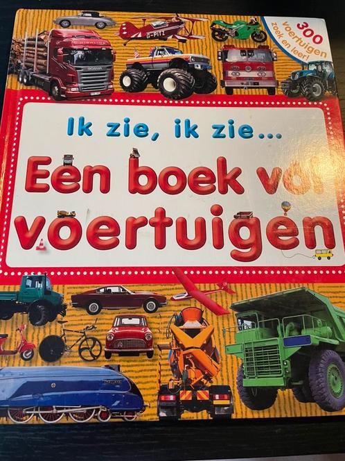 Dawn Sirett - Een boek vol voertuigen, Boeken, Kinderboeken | Baby's en Peuters, Zo goed als nieuw, Ophalen of Verzenden