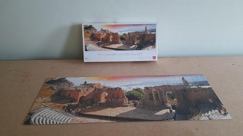 Goliath: Panorama puzzel - Sicilië (504 stukken), Hobby en Vrije tijd, Denksport en Puzzels, Gebruikt, Legpuzzel, 500 t/m 1500 stukjes