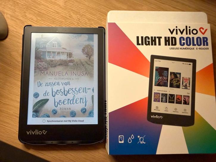 E-reader Vivlio light HD colour met garantie!, Computers en Software, E-readers, Zo goed als nieuw, Bluetooth, Ophalen