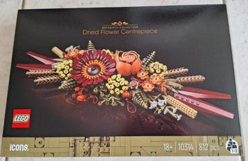 Lego Icons 10314 Bloemstuk met gedroogde bloemen beschikbaar voor biedingen