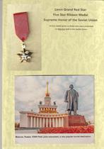 Lenin Grand Red Star Medaille, Envoi, Autres, Emblème ou Badge