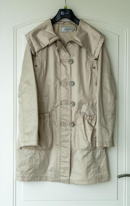Jas/Trenchcoat, merk EasyComfort, maat 36-38, als nieuw, Kleding | Dames, Jassen | Zomer, Zo goed als nieuw, Maat 36 (S), Beige