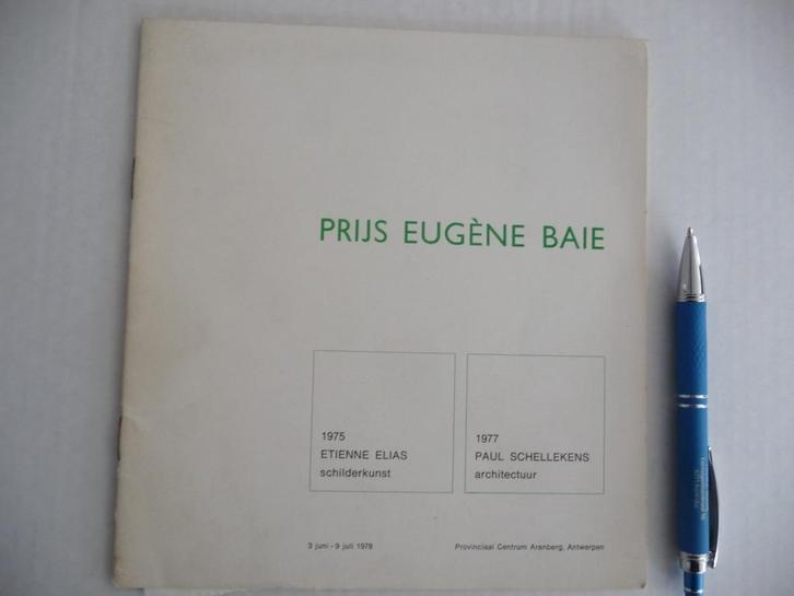 KUNSTCATALOGUS ETIENNE ELIAS + PAUL SCHELLEKENS, Boeken, Kunst en Cultuur | Beeldend, Gelezen, Schilder- en Tekenkunst, Ophalen of Verzenden