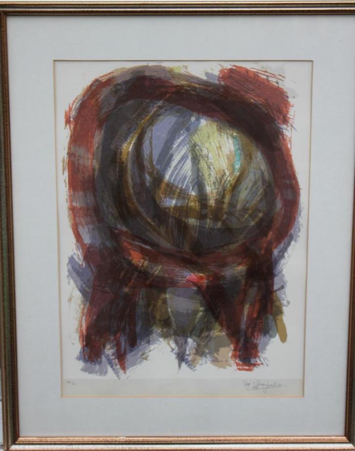 Geo Sempels - litho 10 /10- 1989, Antiek en Kunst, Kunst | Litho's en Zeefdrukken, Ophalen