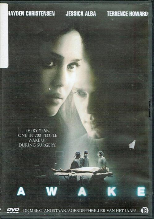 Awake (2007) Hayden Christensen - Jessica Alba, Cd's en Dvd's, Dvd's | Thrillers en Misdaad, Gebruikt, Bovennatuurlijke thriller
