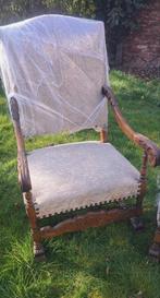set eiken armstoelen 2 stuks, Ophalen of Verzenden