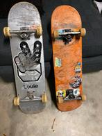 Skateboard en extras+ grindrail Bieden, Skateboard, Enlèvement, Utilisé