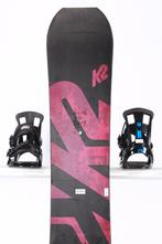 150 snowboard K2 EST. 87, black/red, p-tex topsheet, Ophalen of Verzenden, Gebruikt, Bindingen