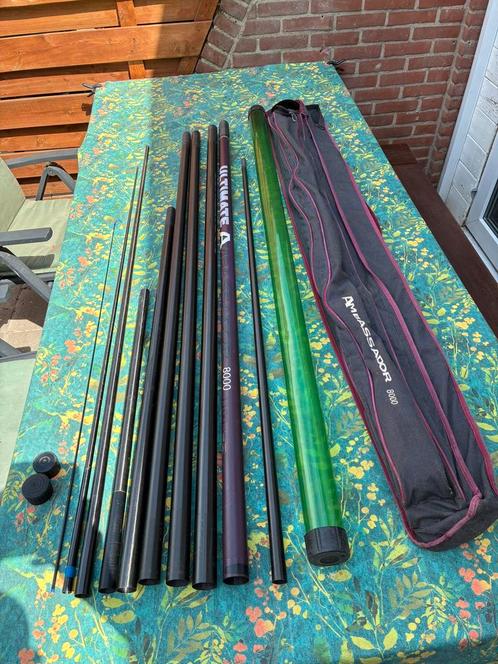 Ultimate ambassador 11m vaste hengel stok, Watersport en Boten, Hengelsport | Witvissen, Gebruikt, Vaste hengel, Ophalen of Verzenden