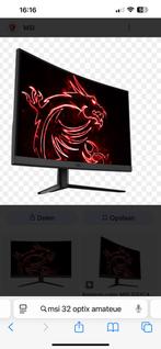 Msi 2k 165hz 32inch, Ophalen, DisplayPort, Gaming, VA