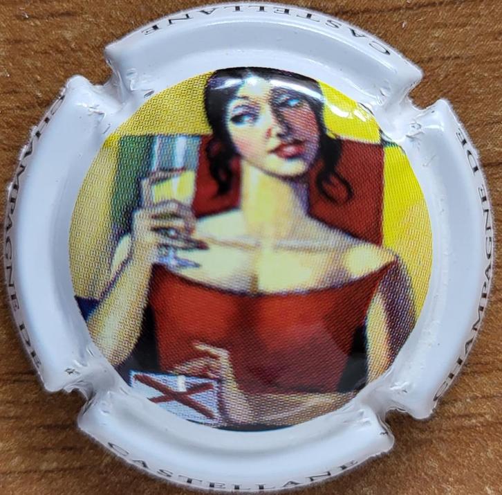 Champagnecapsule DE CASTELLANE Serie 17 nr.088h ** ZELDZ **, Verzamelen, Wijnen, Nieuw, Champagne, Frankrijk, Ophalen of Verzenden