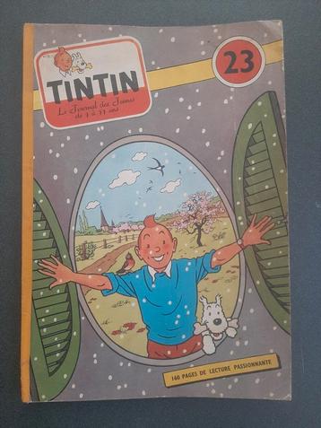 Zeldzaam zacht gebonden Journal Tintin 1957 beschikbaar voor biedingen