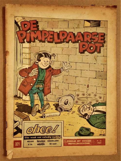 De Pimpelpaarse Pot - Thomas Pips  - Ohee nr.321 - 1969, Livres, BD | Comics, Utilisé, Comics, Europe, Enlèvement ou Envoi