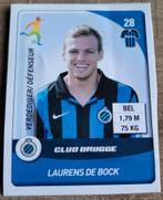 Panini sticker: voetballer Laurens De Bock (Club Brugge), Affiche, Image ou Autocollant, Utilisé, Enlèvement ou Envoi