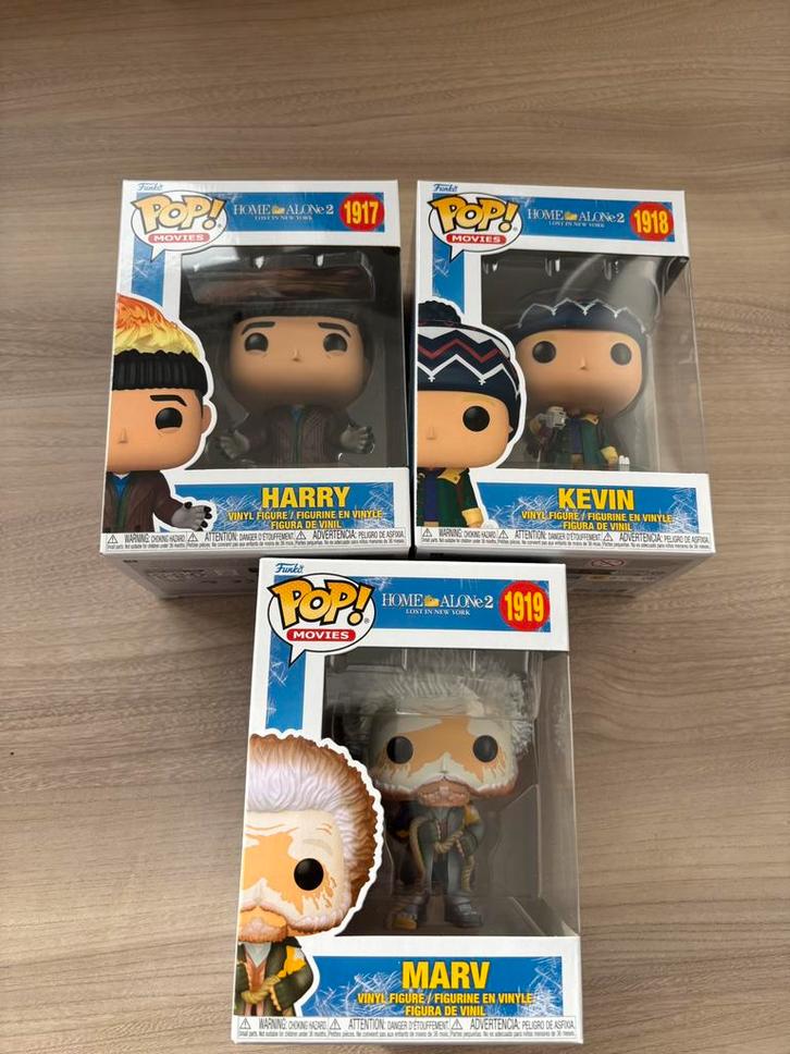 Funko Pop Kevin McCallister + Wet Bandits – Home Alone 2, Verzamelen, Poppetjes en Figuurtjes, Zo goed als nieuw, Ophalen of Verzenden